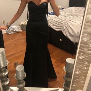 Hayley Paige black formal gown